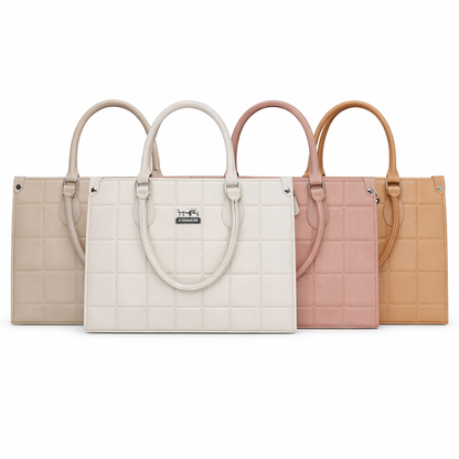Coach Tote Bag in Soft Shades – Stylish & Versatile